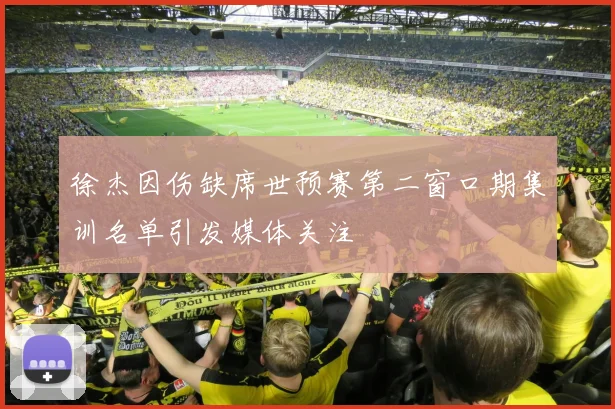 徐杰因伤缺席世预赛第二窗口期集训名单引发媒体关注
